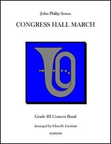 Congress Hall March Concert Band sheet music cover